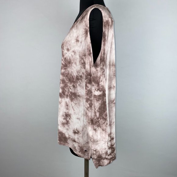 Soft & Sexy AEO M Tie Dye Cold Shoulder LS Top - Picture 4 of 12